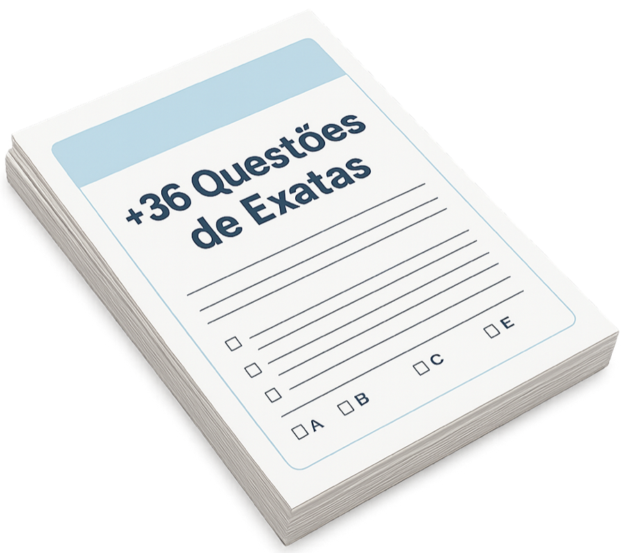+36 questões de exatas