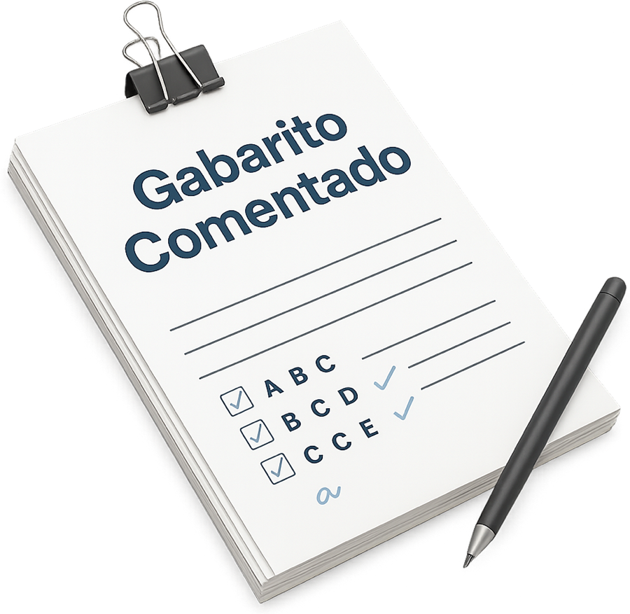 Gabarito comentado das principais bancas