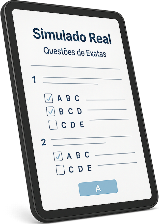 Simulado real de exatas