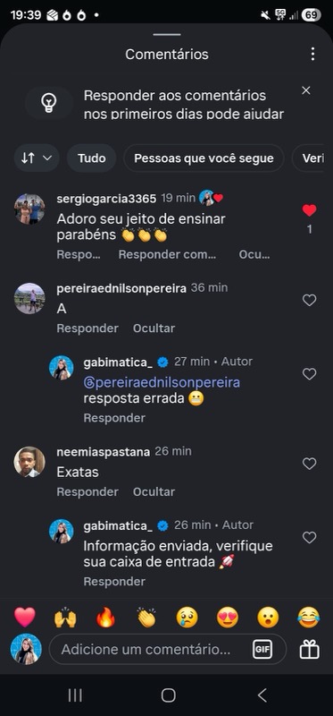 Adoro seu jeito de ensinar (Instagram)